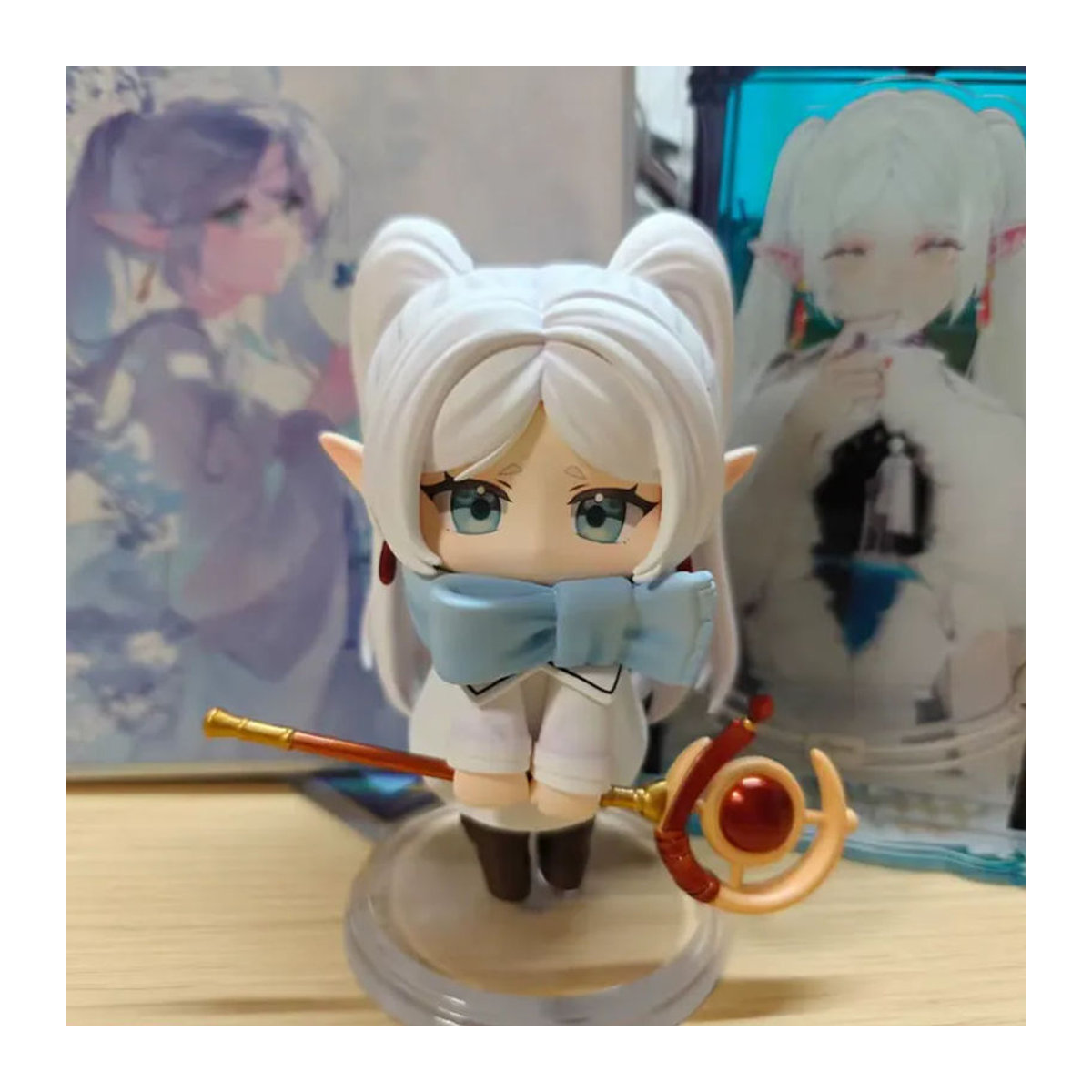 Bandai Anime Frieren Actionfigur aus Kunststoff, mehrfarbige PVC-Statue als Sammlerstück und Desktop-Ornament - Bild 5