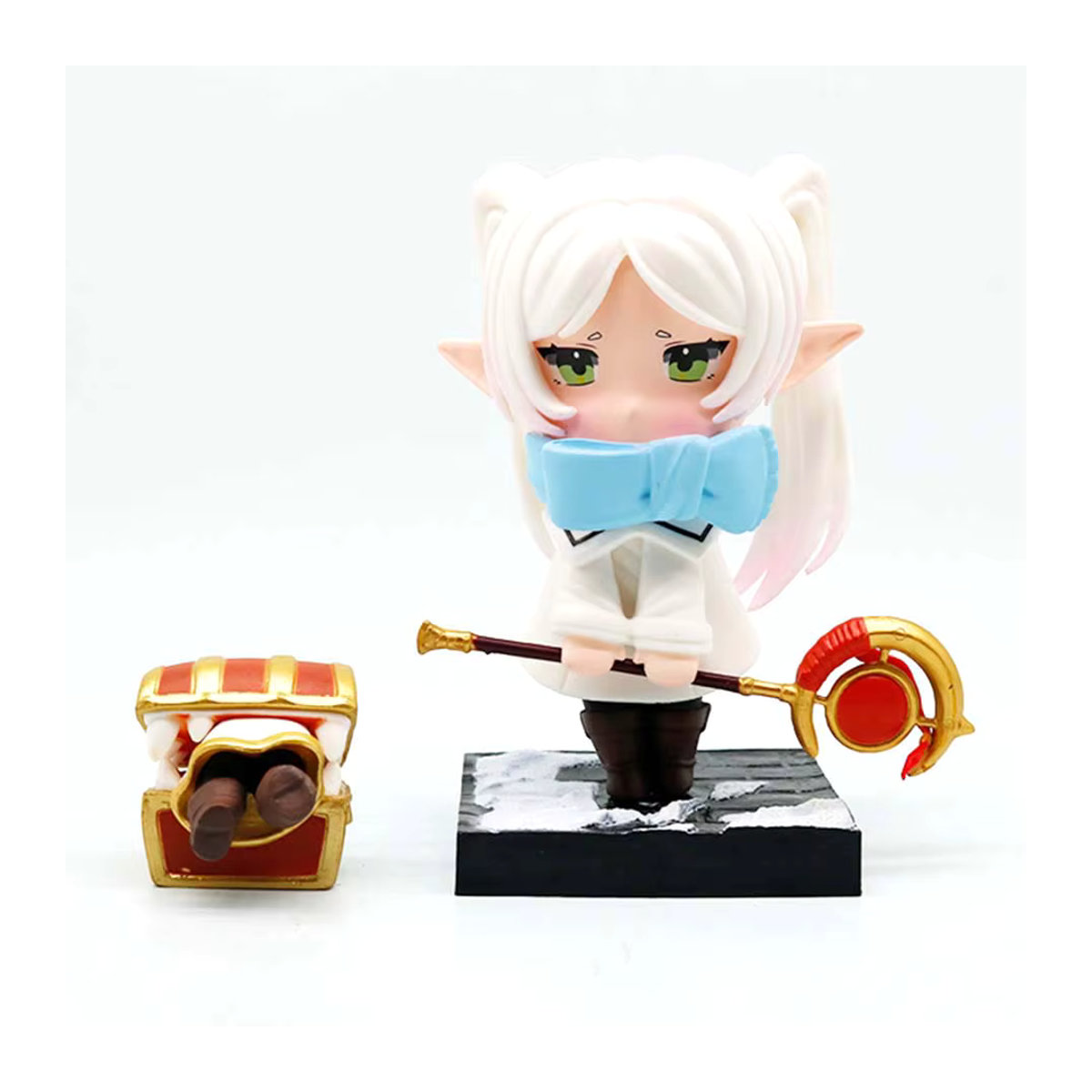 Bandai Anime Frieren Actionfigur aus Kunststoff, mehrfarbiges Sammlerstück als Desktop-Ornament für Kinder - Bild 3