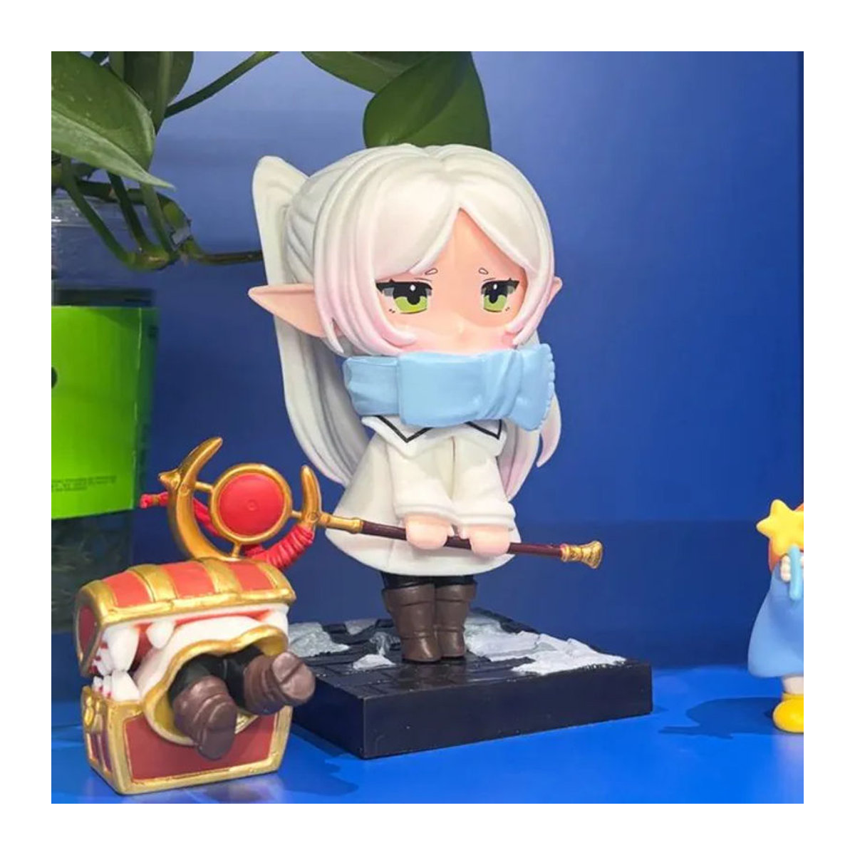Bandai Anime Frieren Actionfigur aus PVC als mehrfarbige Sammlerstatue und Desktop-Ornament, Höhe: 4-13,5 cm - Bild 1