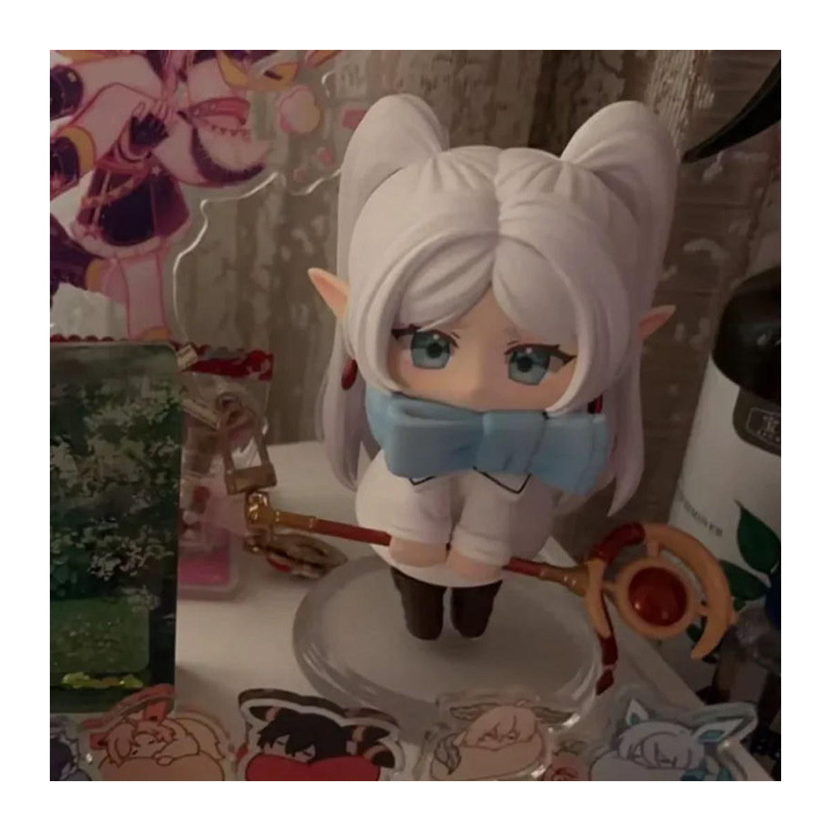 Bandai Anime Frieren Actionfigur aus PVC als mehrfarbige Sammlerstatue und Desktop-Ornament, Höhe: 4-13,5 cm - Bild 5