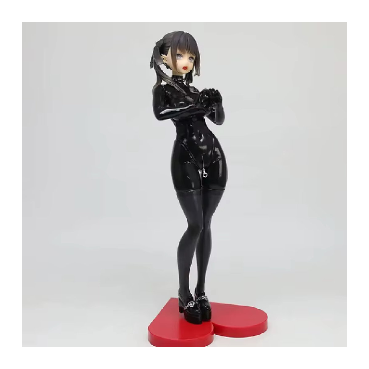 Bandai Anime GK Figur Kurokawa Miwa in Uniform-Latex-Bodysuit, schwarz, Sammlerfigur aus Kunstharz - Bild 2