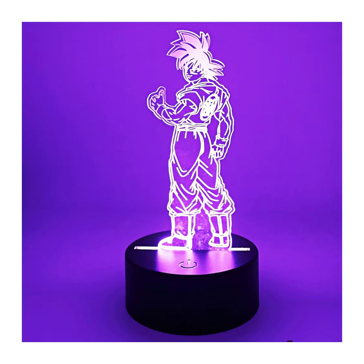 Bandai Anime Goku LED Nachtlicht mit RGB Beleuchtung für dein Gaming Zimmer und Schlafzimmer in Bunt - Bild 2