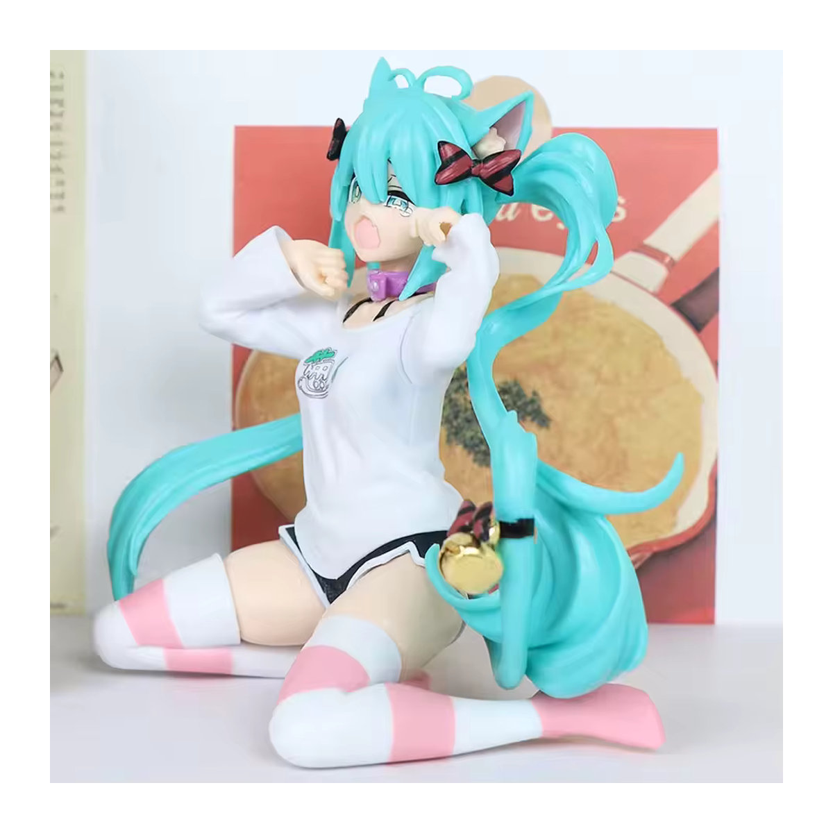 Bandai Anime Hatsune Miku Actionfigur mit Katzenohren und Langarm-Kleidung, mehrfarbig, Höhe: 12 cm - Bild 2