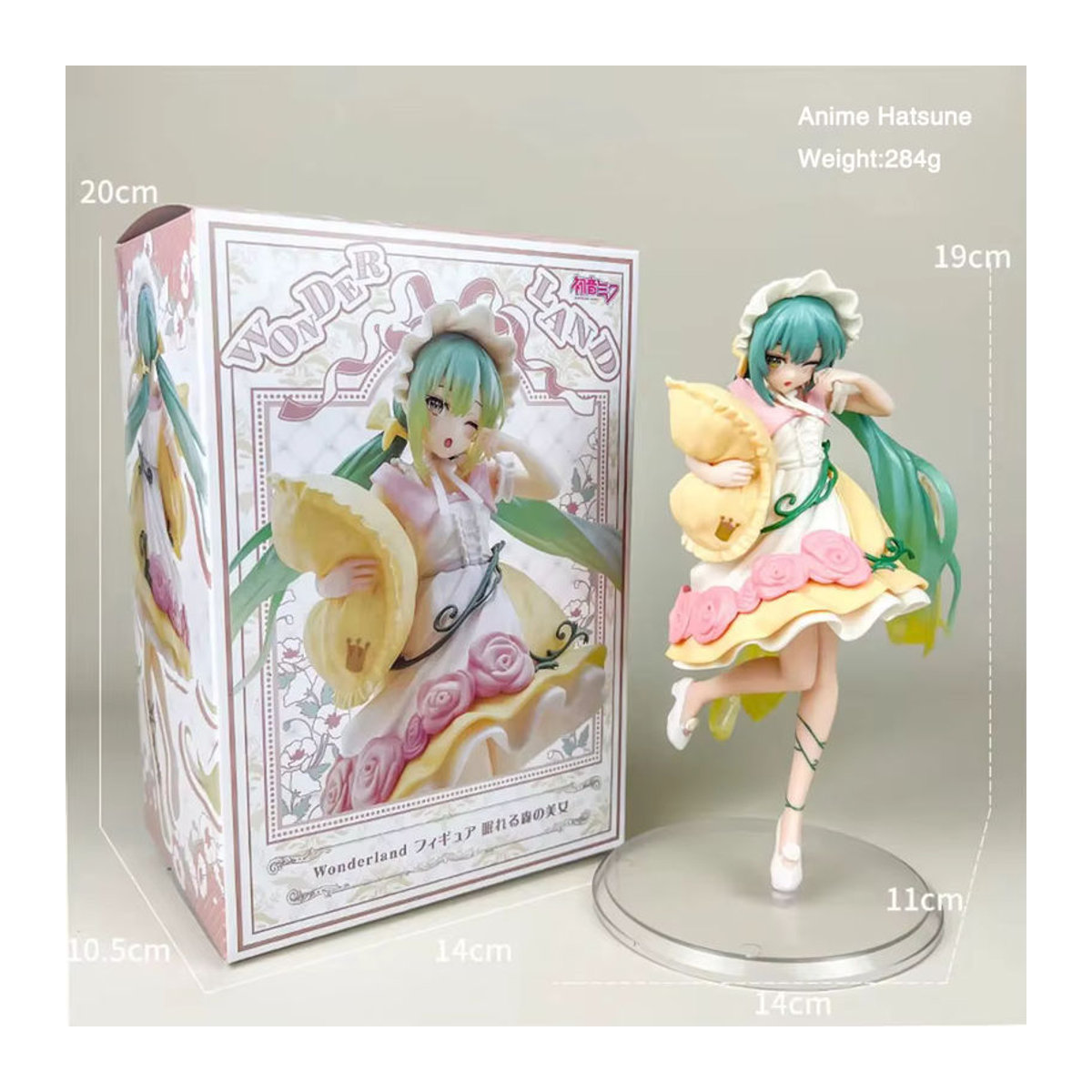 Bandai Anime Hatsune Miku X Cinnamoroll Figur aus Kunststoff, mehrfarbig, als Dekoration oder Auto-Ornament - Bild 5
