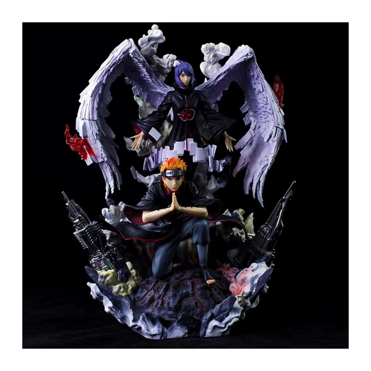 Bandai Anime Kizuna Relation Action Figure Statue aus PVC, Akatsuki Konan Pain Susanoo Ver., mehrfarbig, Höhe: 37 cm - Bild 2