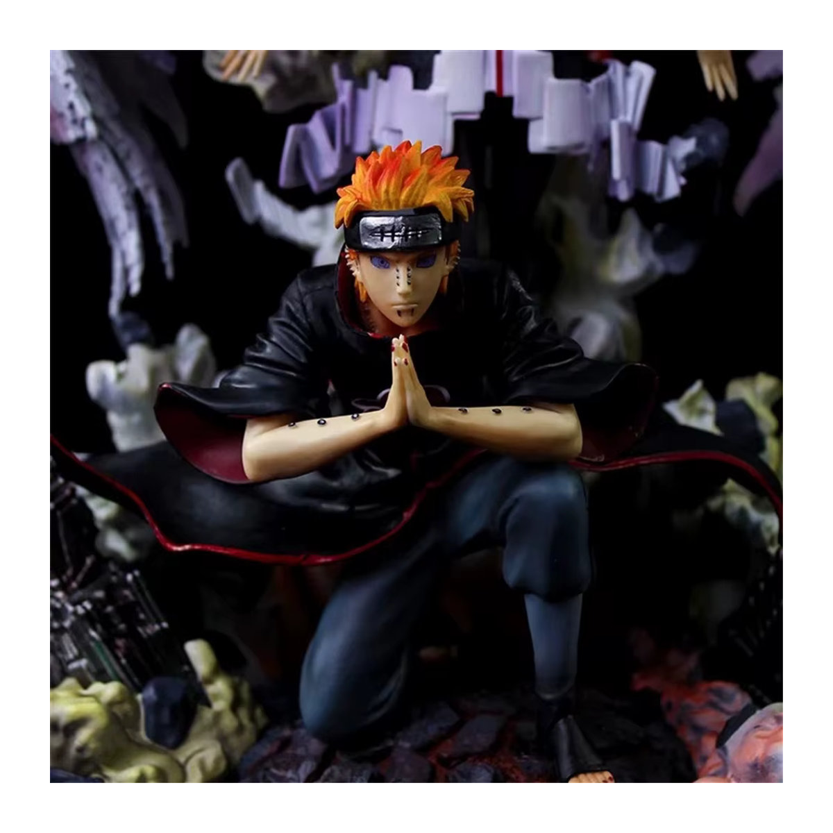 Bandai Anime Kizuna Relation Action Figure Statue aus PVC, Akatsuki Konan Pain Susanoo Ver., mehrfarbig, Höhe: 37 cm - Bild 3