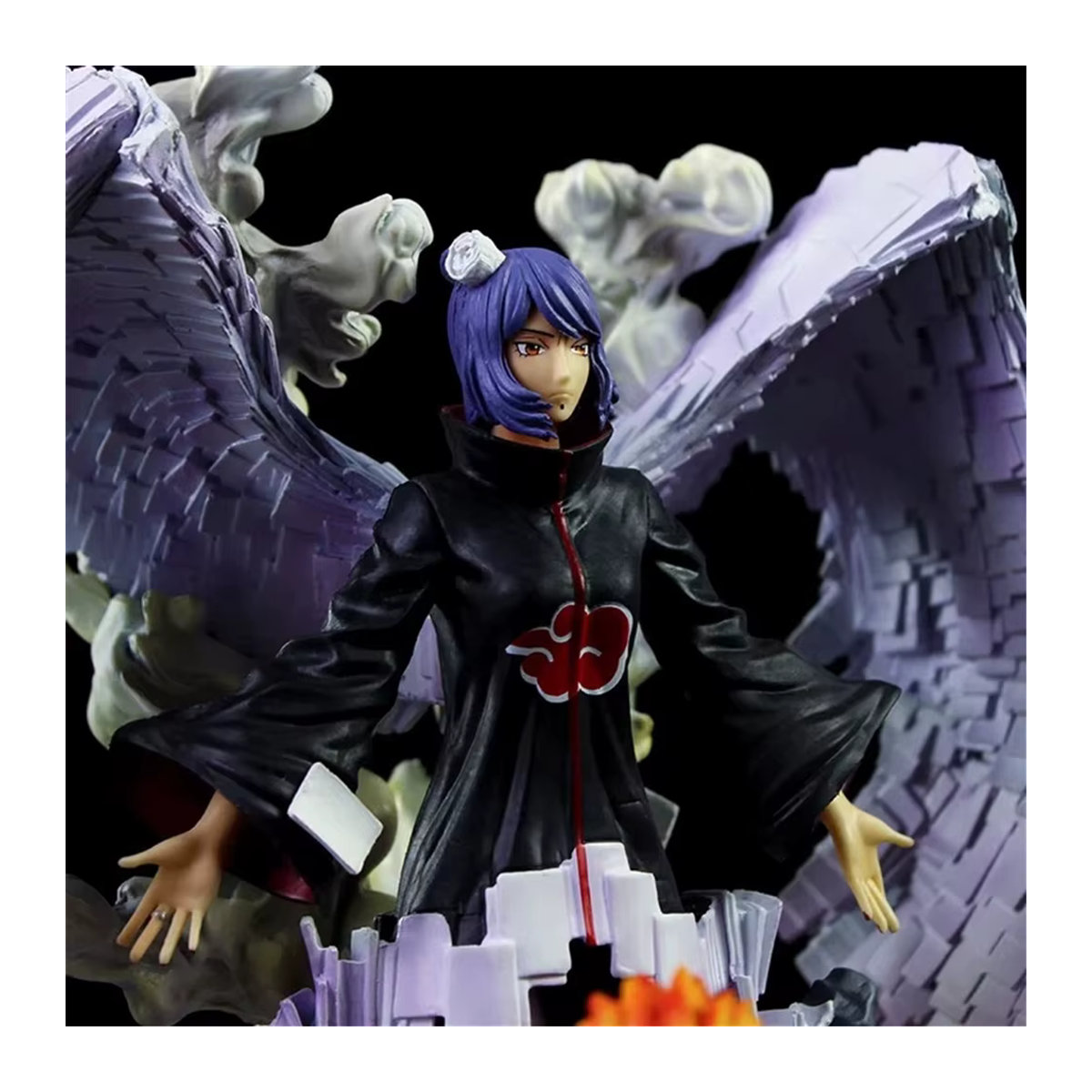 Bandai Anime Kizuna Relation Action Figure Statue aus PVC, Akatsuki Konan Pain Susanoo Ver., mehrfarbig, Höhe: 37 cm - Bild 4