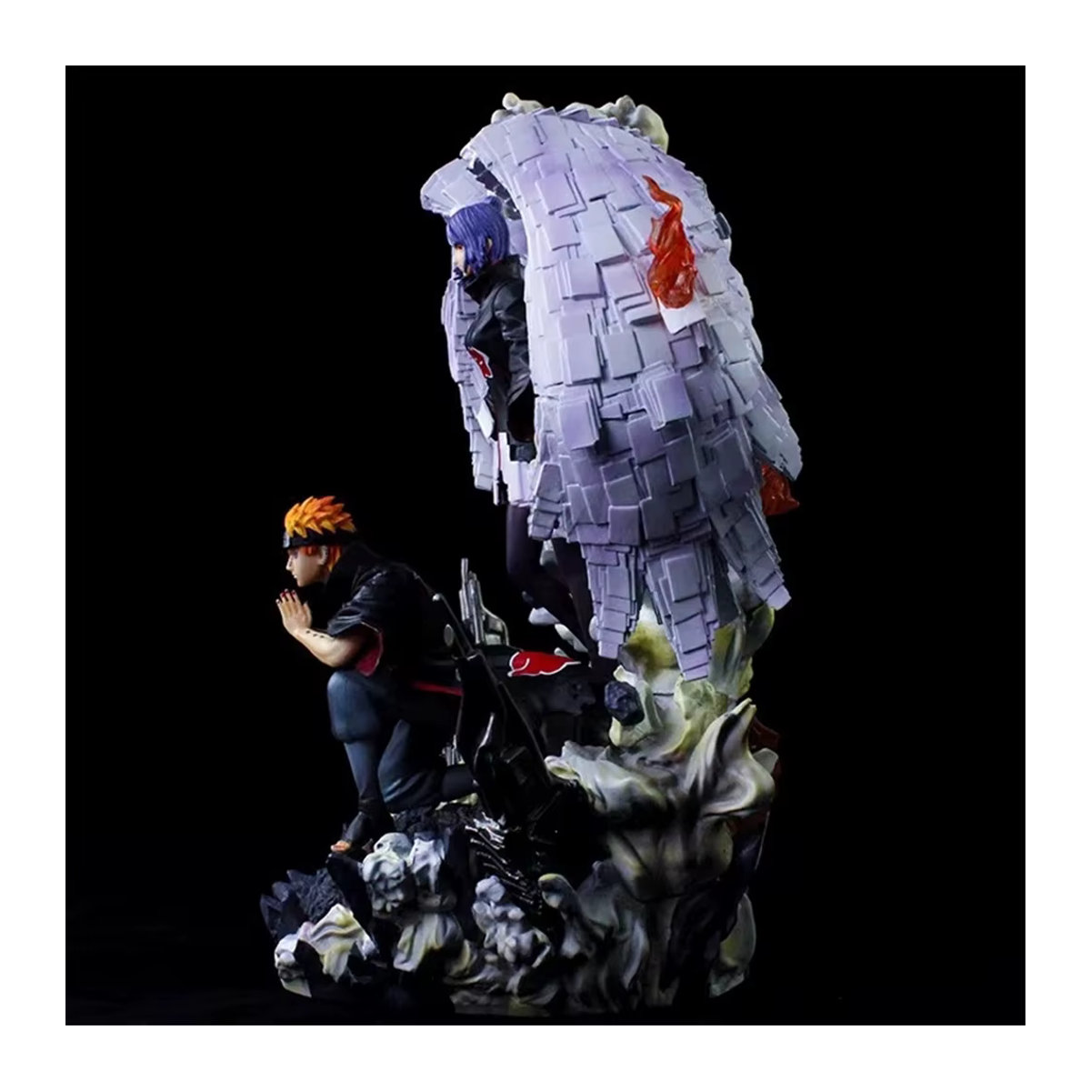 Bandai Anime Kizuna Relation Action Figure Statue aus PVC, Akatsuki Konan Pain Susanoo Ver., mehrfarbig, Höhe: 37 cm - Bild 5