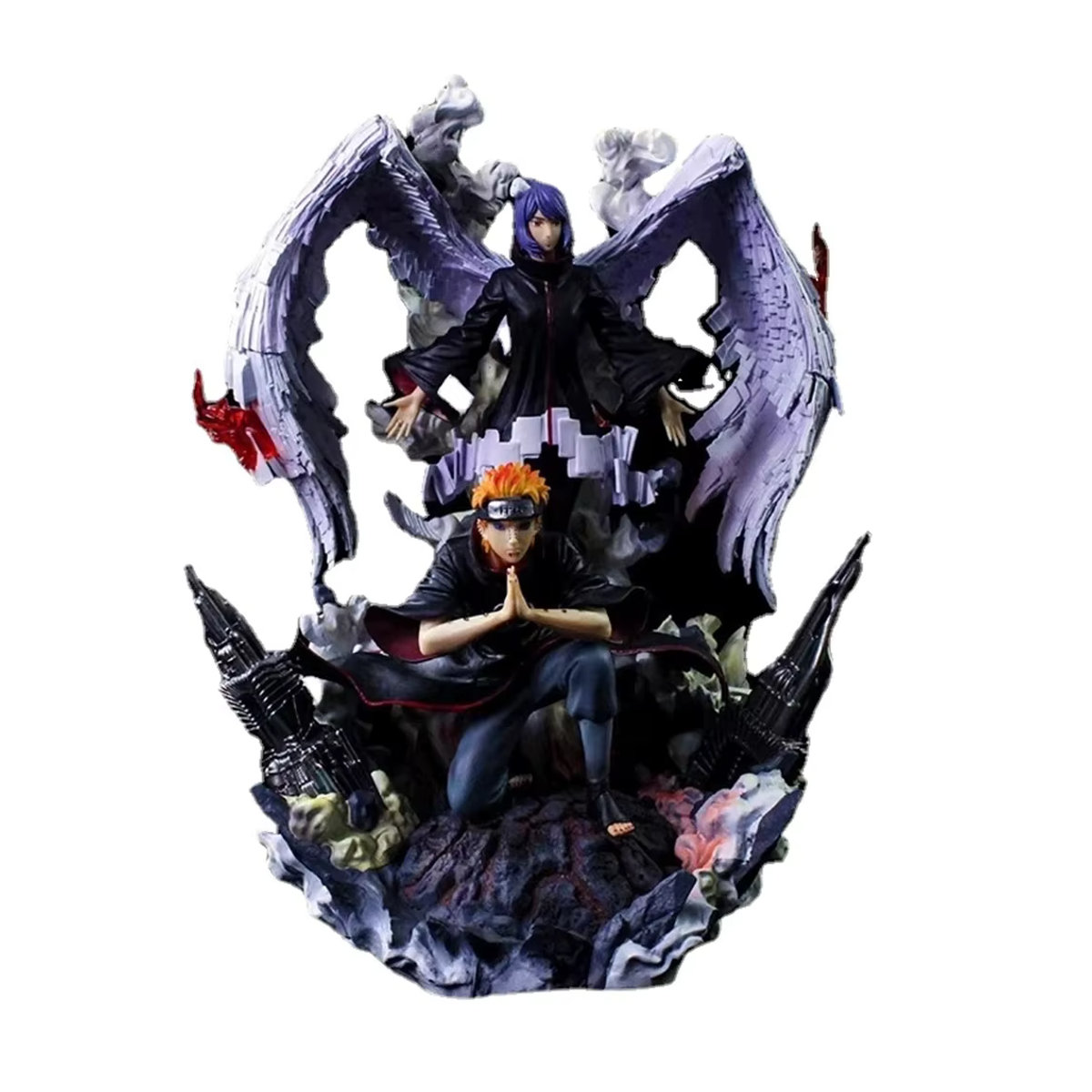 Bandai Anime Kizuna Relation Action Figure Statue aus PVC, Akatsuki Konan Pain Susanoo Ver., mehrfarbig, Höhe: 37 cm - Bild 6