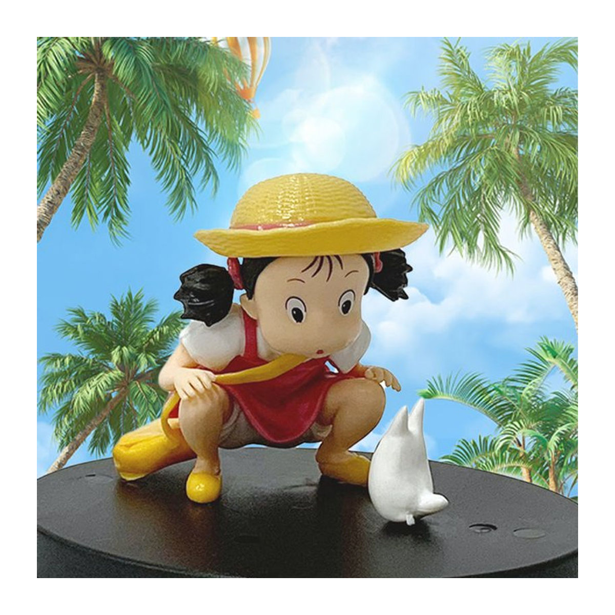 Bandai Anime Mei Figur aus Mein Nachbar Totoro als süßes Puppenmodell aus Kunstharz in Mehrfarbig für die Tischdekoration oder als Geschenk für Kinder - Bild 1