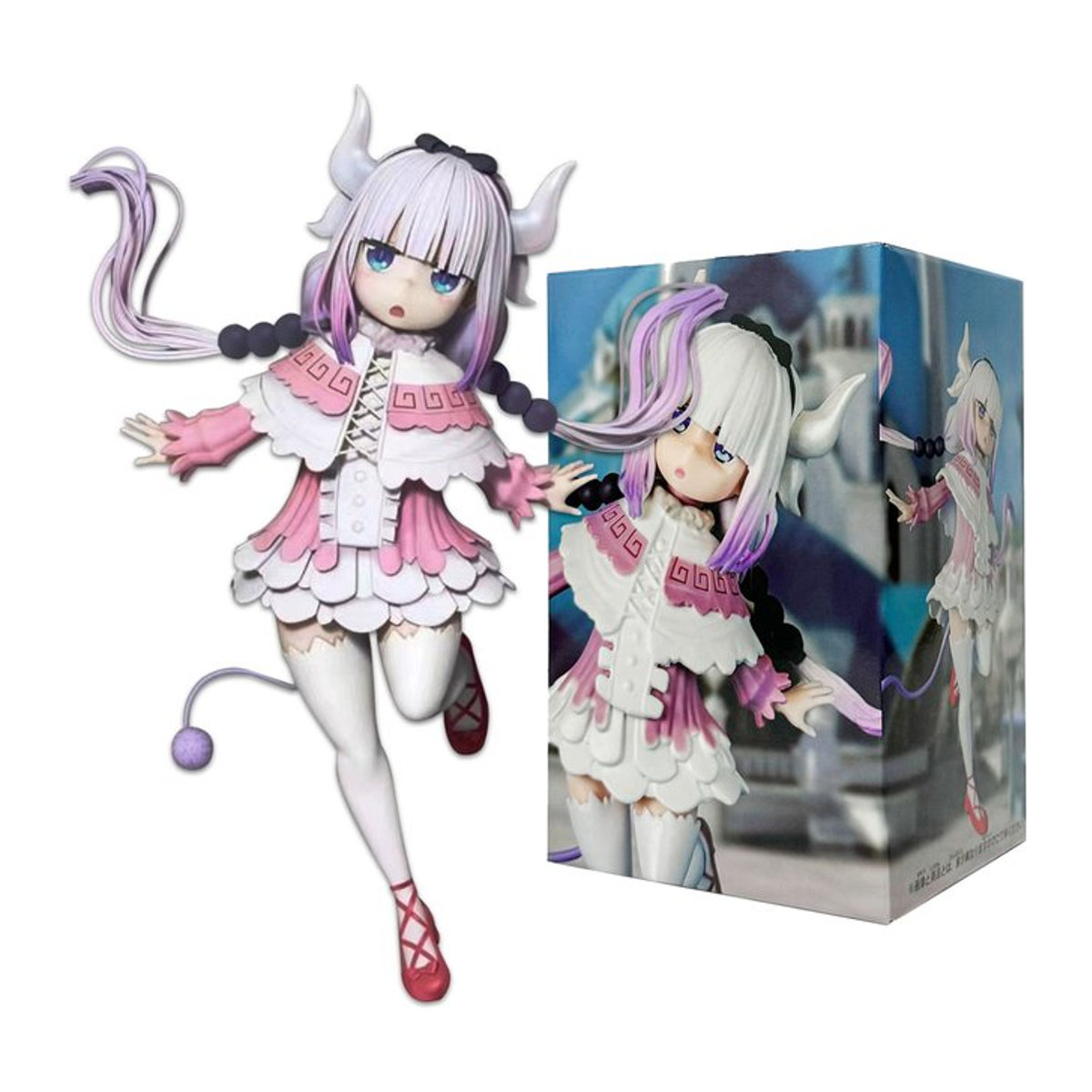 Bandai Anime Miss Kobayashis Drachenmädchen Kanna Kamui Action Figur in Weiß, Höhe: 16 cm - Bild 1