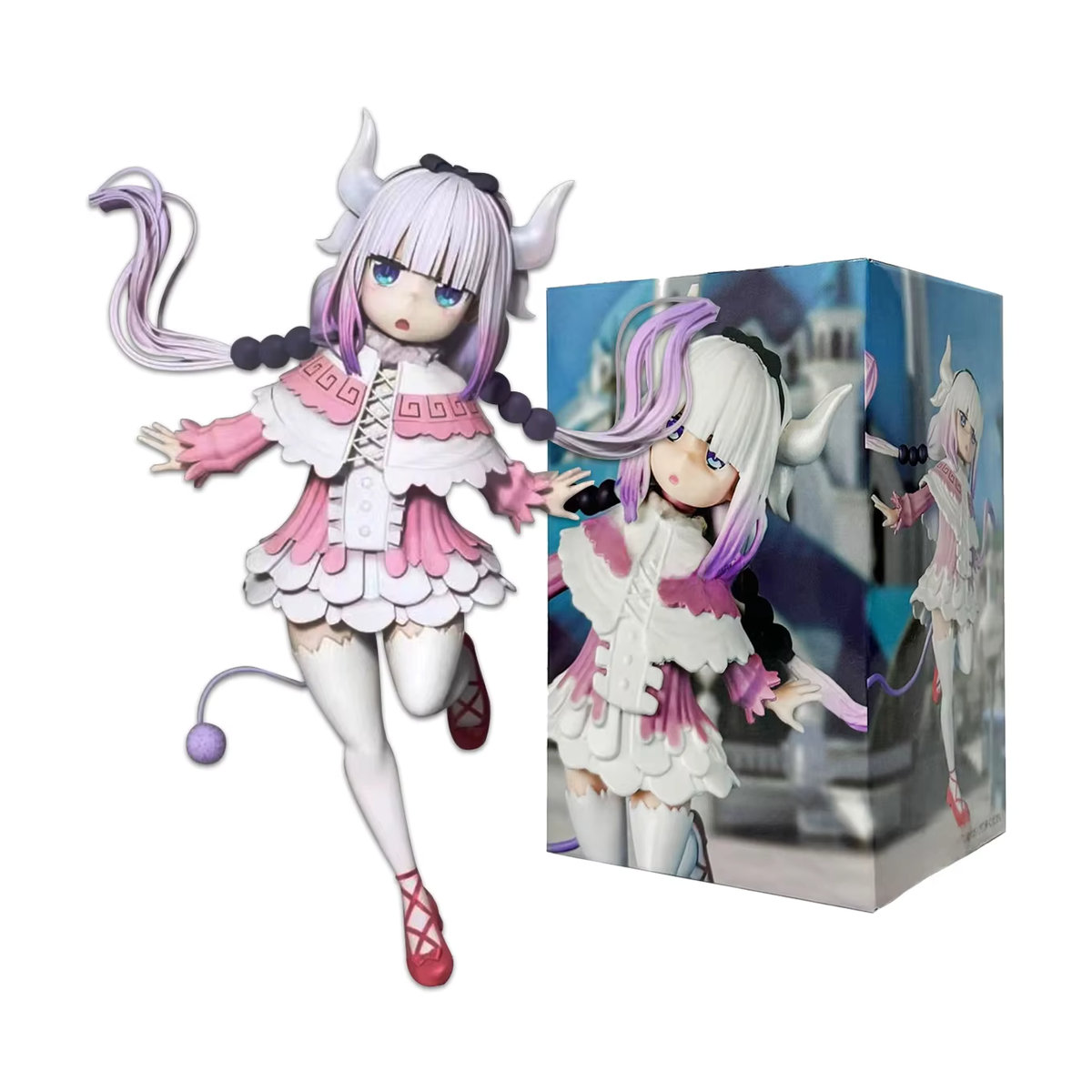Bandai Anime Miss Kobayashis Drachenmädchen Kanna Kamui Action Figur in Weiß, Höhe: 16 cm - Bild 4