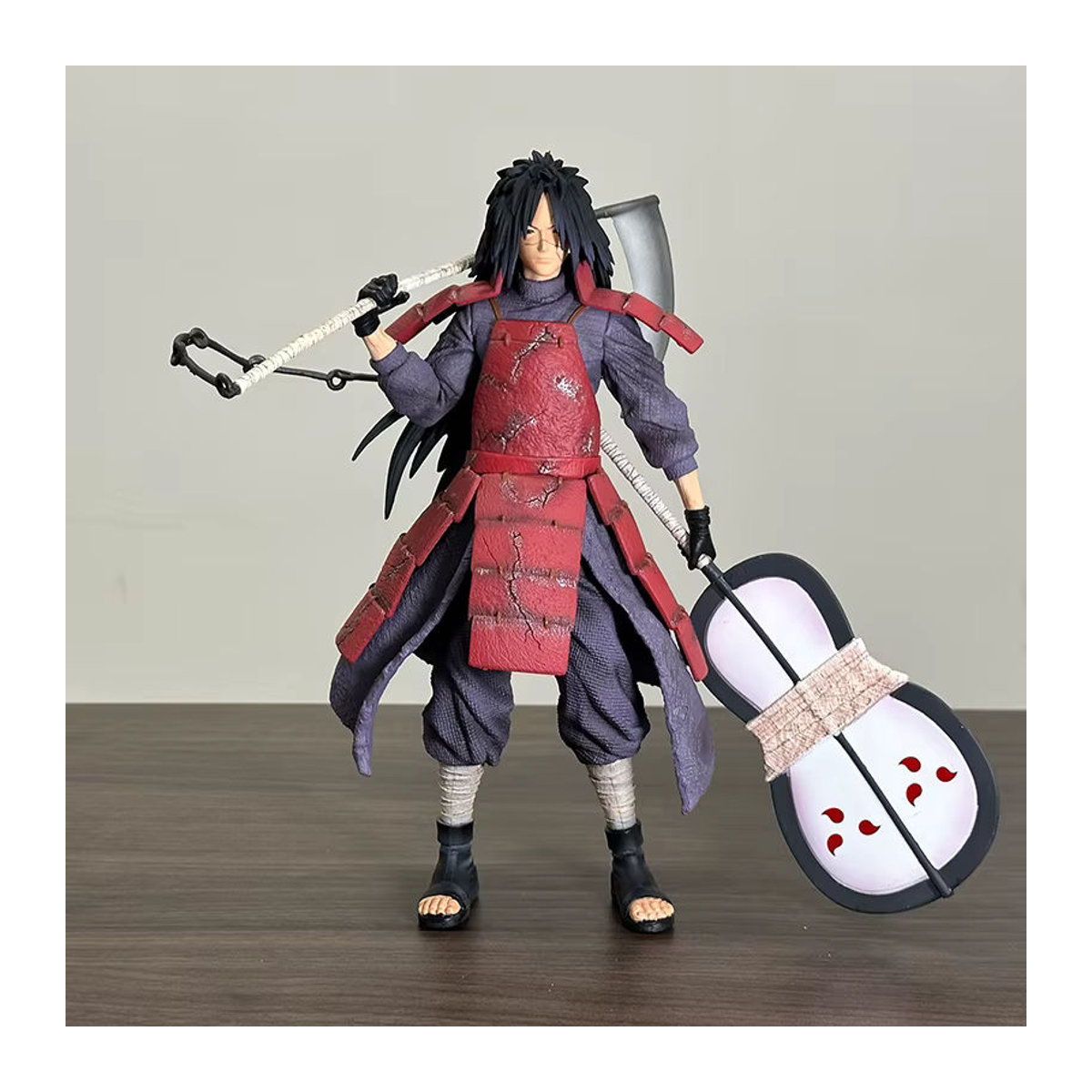Bandai Anime Naruto Uchiha Madara und Senju Hashirama Actionfiguren Set aus Kunststoff, mehrfarbig, Höhe: 27 cm - Bild 2