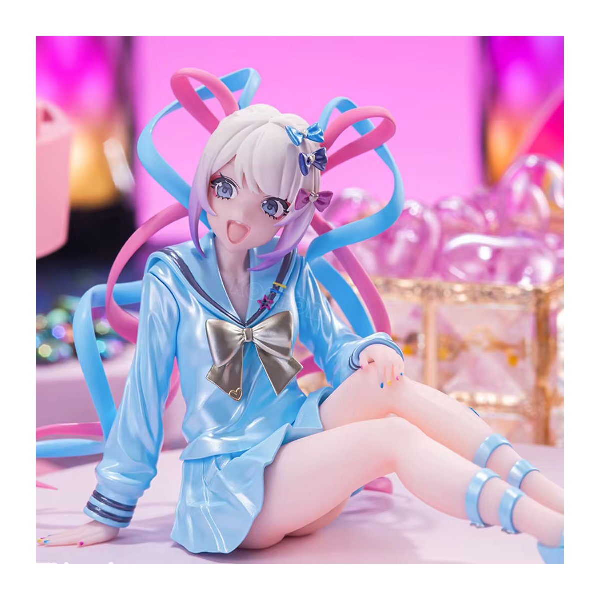 Bandai Anime NEEDY GIRL OVERDOSE Figur Rain Actionfigur aus PVC in Mehrfarbig - Bild 4