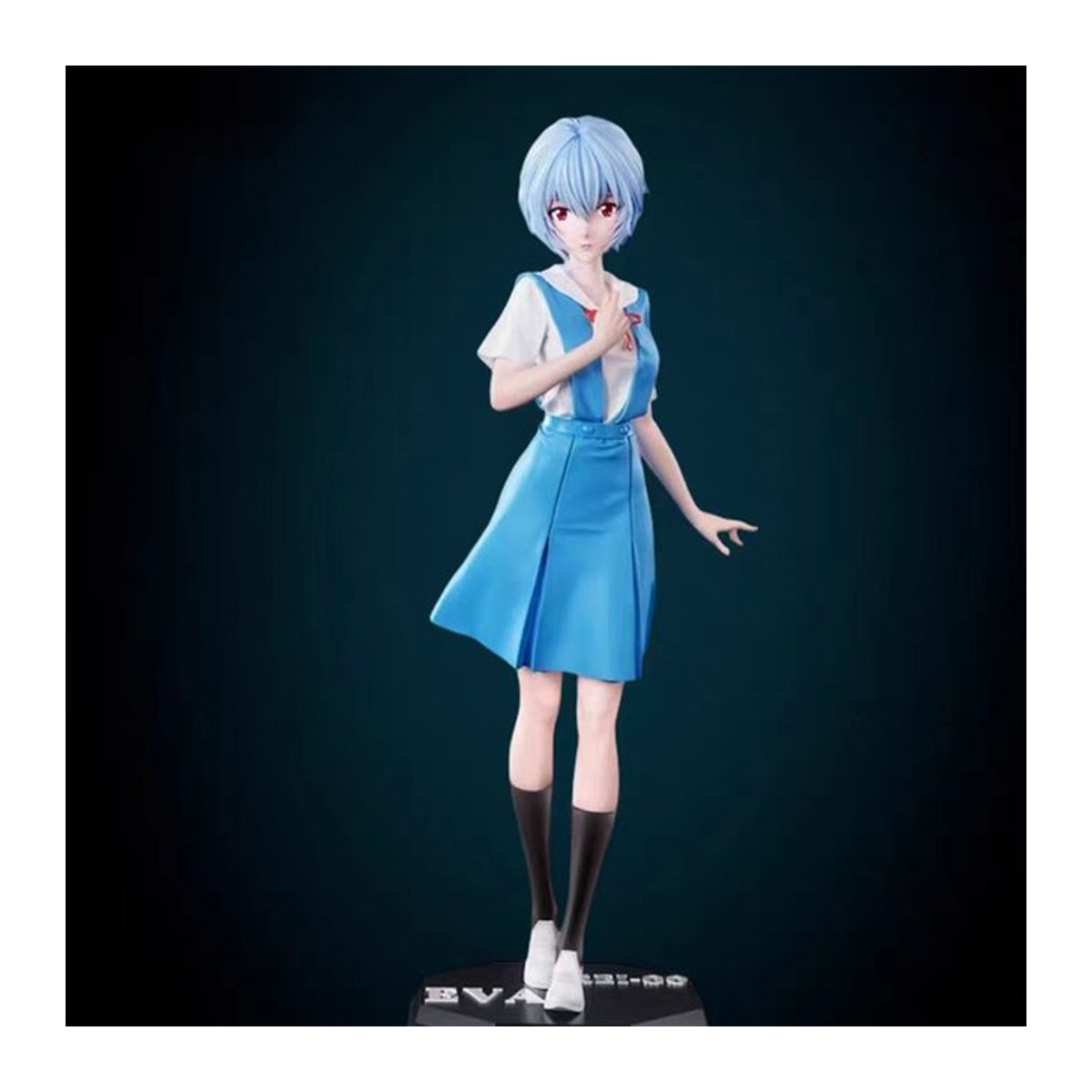 Bandai Anime Neon Genesis Evangelion Figur Ayanami Rei Action Figure in Blau aus Kunststoff - Bild 1