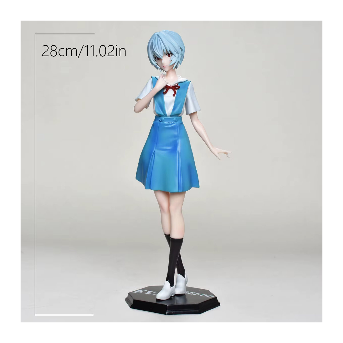 Bandai Anime Neon Genesis Evangelion Figur Ayanami Rei Action Figure in Blau aus Kunststoff - Bild 2