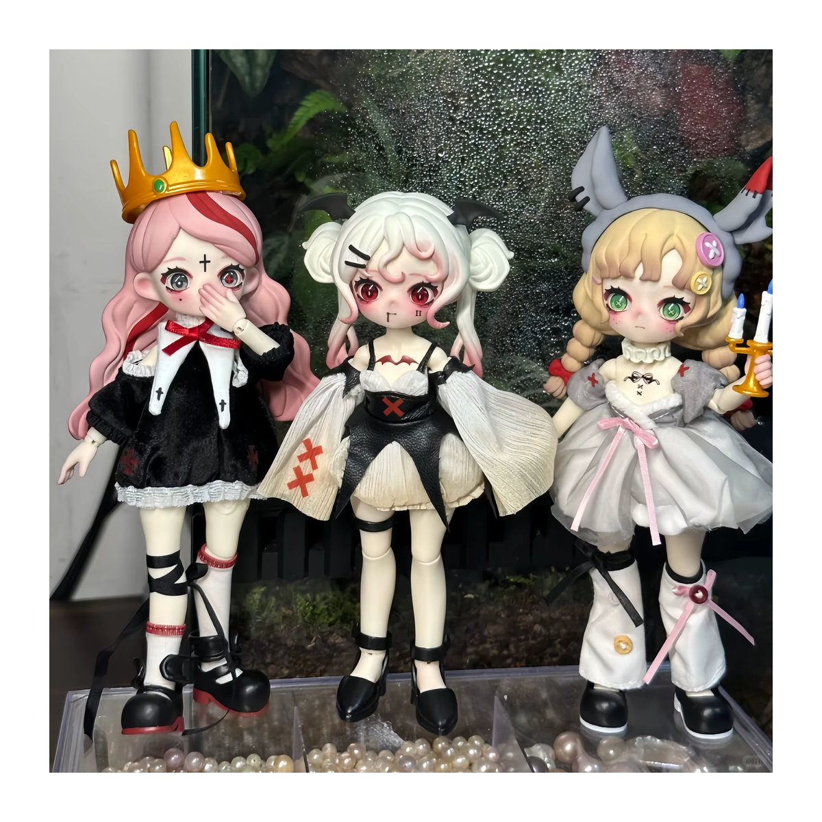 Bandai Anime Nyssa Blind Box Eerie Nightmare Serie Gothic BJD Figur aus PVC in Mehrfarbig - Bild 1