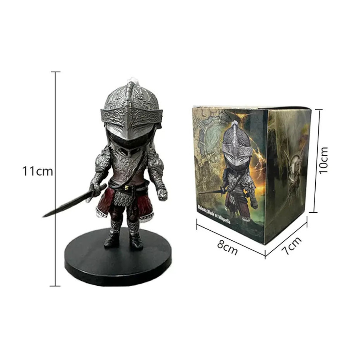 Bandai Anime Q Mini-Spielfigur Wolf Krieg Geist Mei Linna Mehrfarbige PVC-Modell Dekoration - Bild 3
