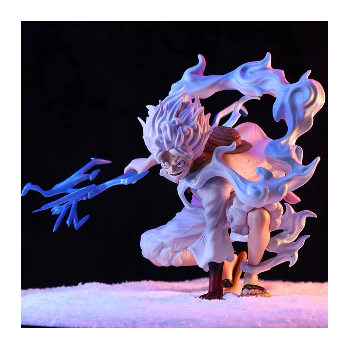 Bandai Anime Ruffy Gear 5 Nika Sonnengott Actionfigur aus PVC, weiß, Höhe: 19 cm - Bild 2