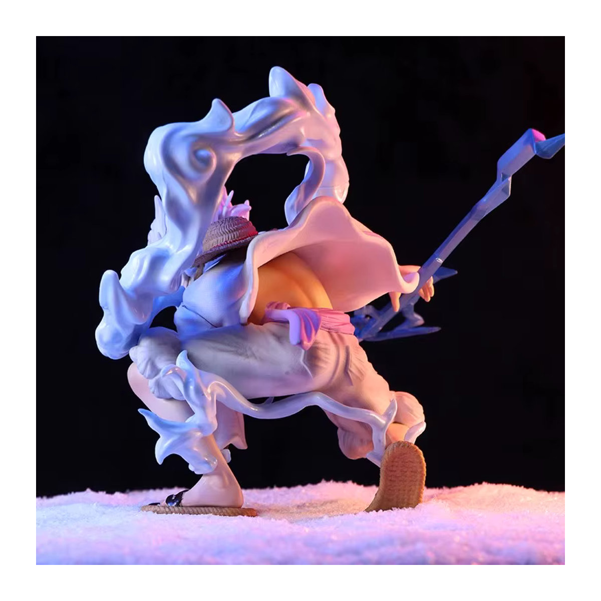 Bandai Anime Ruffy Gear 5 Nika Sonnengott Actionfigur aus PVC, weiß, Höhe: 19 cm - Bild 4
