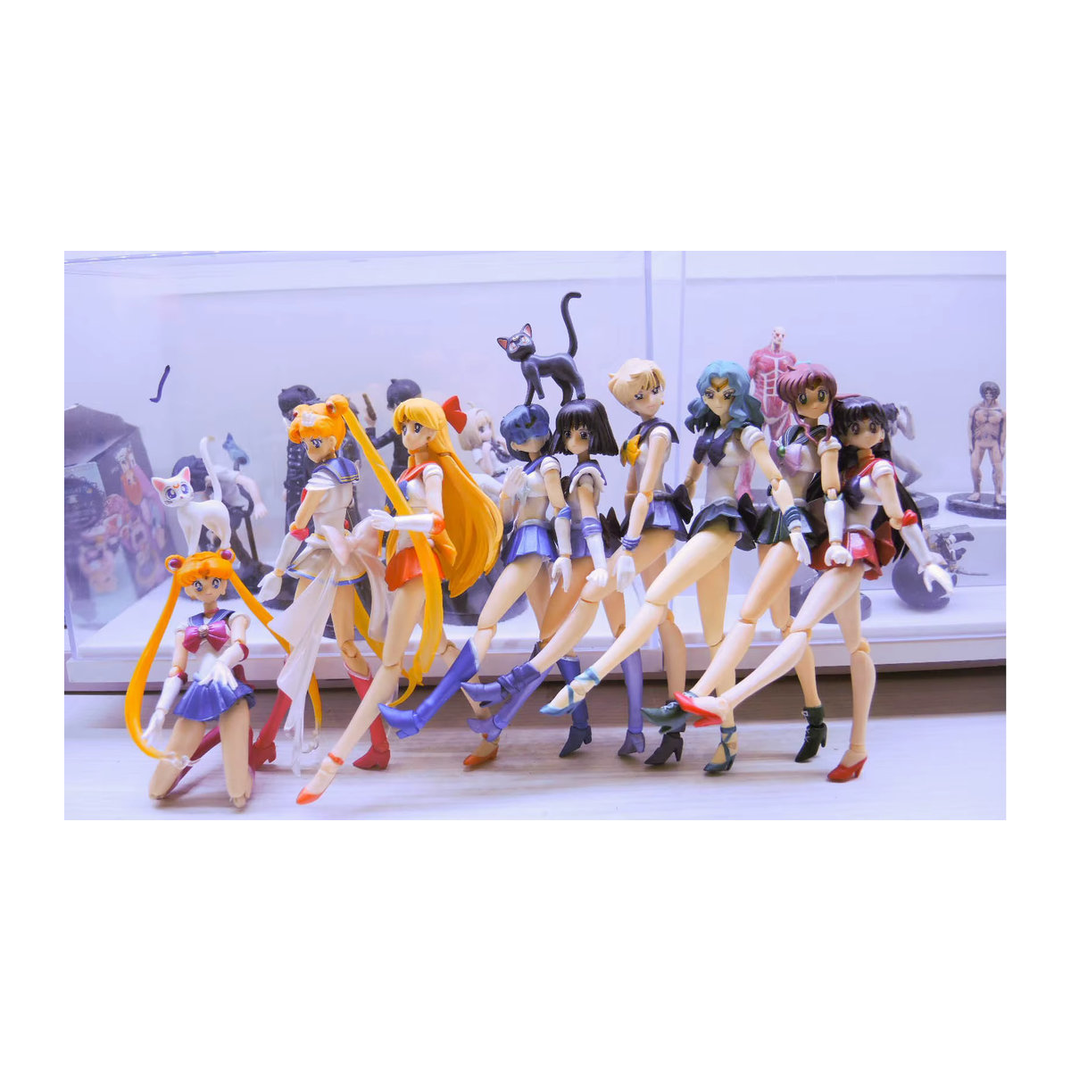 Bandai Anime Sailor Moon Action Figure PVC Modell Puppe für Kinder, mehrfarbig - Bild 2