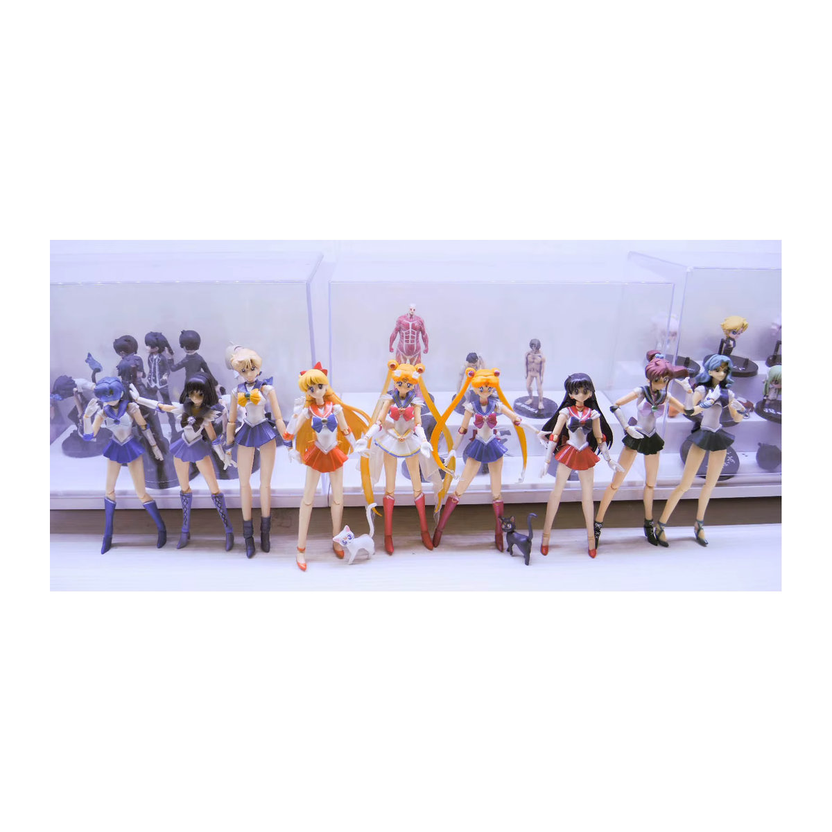 Bandai Anime Sailor Moon Action Figure PVC Modell Puppe für Kinder, mehrfarbig - Bild 3