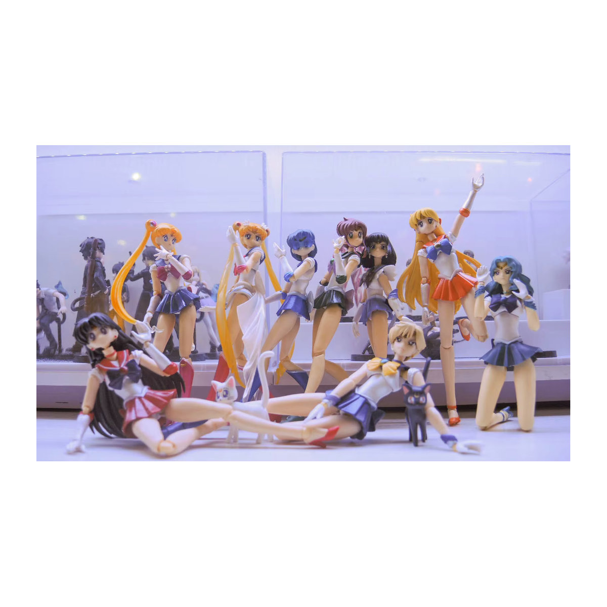 Bandai Anime Sailor Moon Action Figure PVC Modell Puppe für Kinder, mehrfarbig - Bild 4