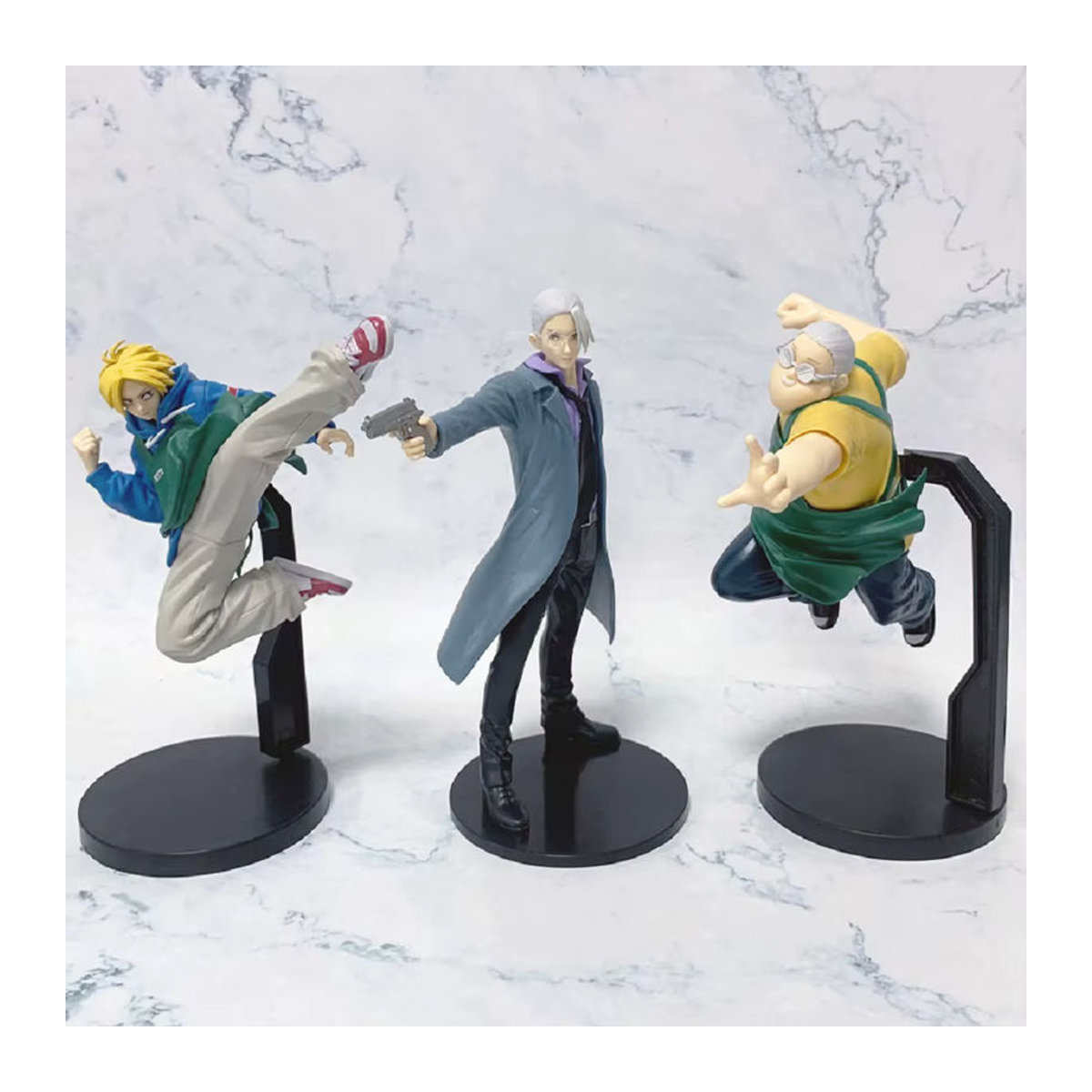 Bandai Anime Sakamoto Days Actionfigur Taro Sakamoto und Shin Asakura aus PVC, mehrfarbig, Höhe: 21-23 cm - Bild 2