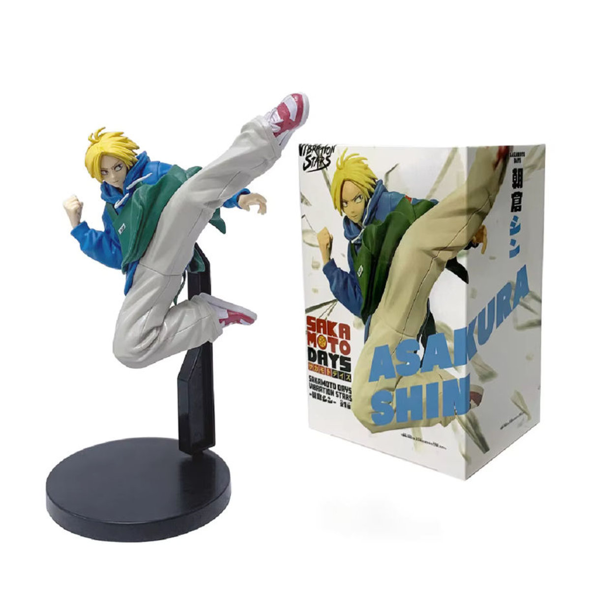 Bandai Anime Sakamoto Days Actionfigur Taro Sakamoto und Shin Asakura aus PVC, mehrfarbig, Höhe: 21-23 cm - Bild 5