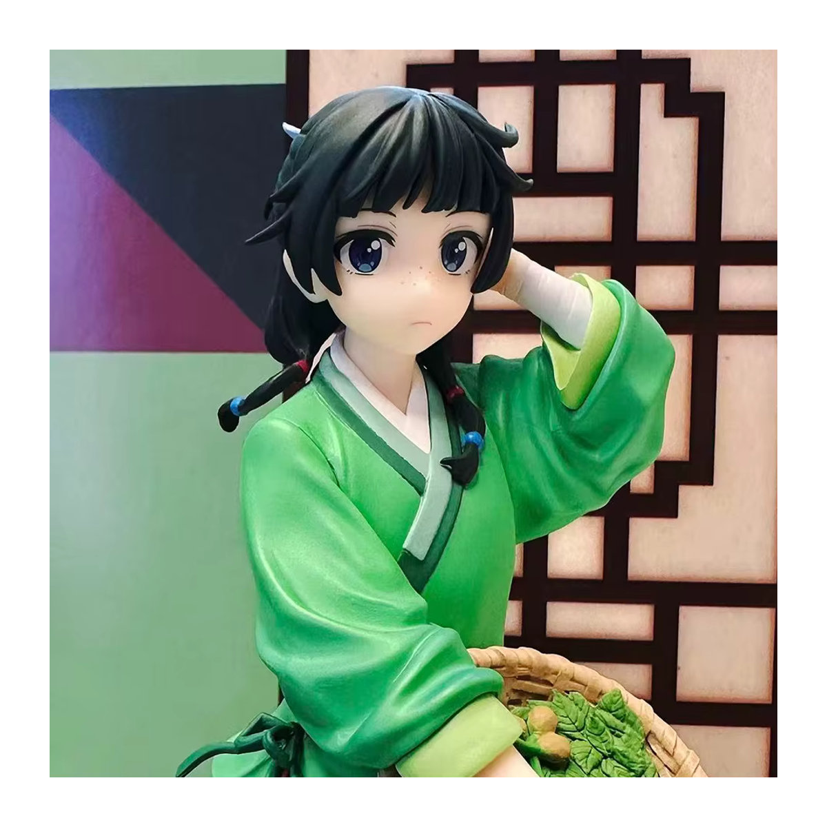 Bandai Anime The Apothecary Diaries Maomao Noodle Stopper Figur in der niedlichen Katzenohr-Version, mehrfarbige PVC-Sammelfigur - Bild 2