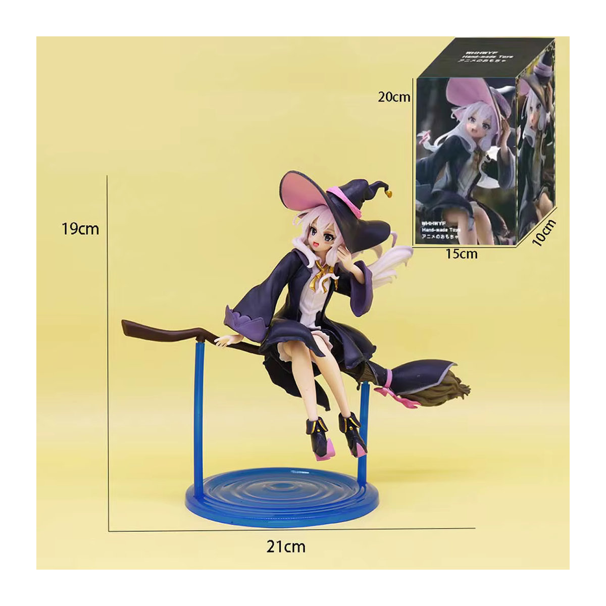 Bandai Anime Wandering Witch: The Journey Of Elaina Elaina PVC-Actionfigur, mehrfarbig, Höhe: 20 cm - Bild 2