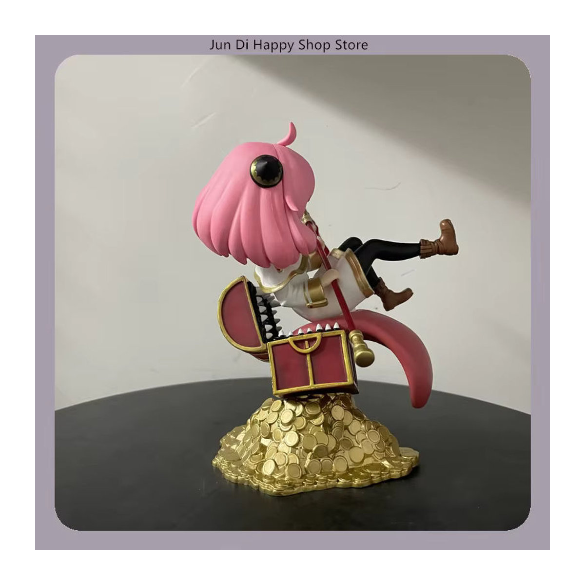 Bandai Anya Forger Cosplay Anime-Figur als Frieren Modellstatue aus Kunststoff, mehrfarbig, Höhe: 19 cm - Bild 4