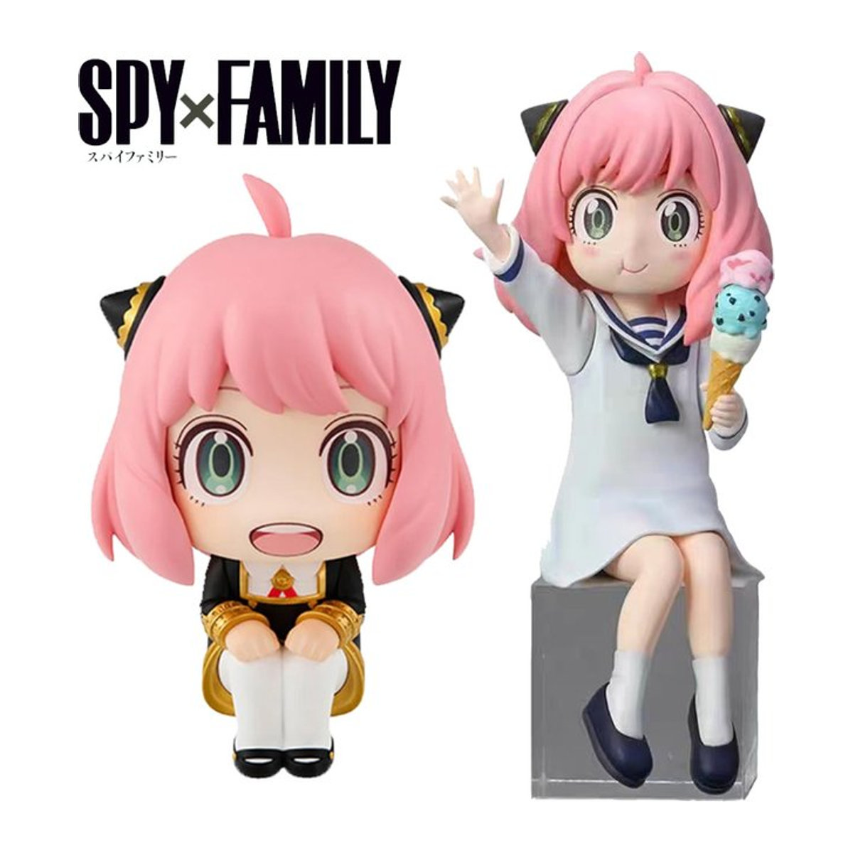 Bandai Anya Forger Spy x Family Anime Figur aus Kunststoff, mehrfarbig, stehendes Sammlermodell - Bild 1