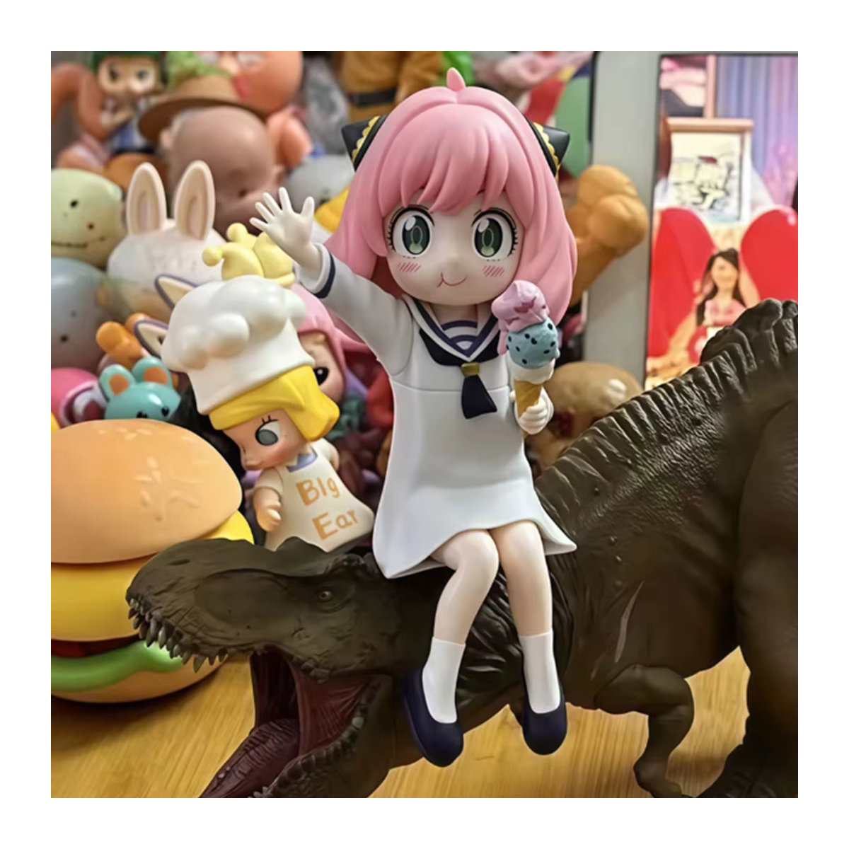 Bandai Anya Forger Spy x Family Anime Figur aus Kunststoff, mehrfarbig, stehendes Sammlermodell - Bild 3