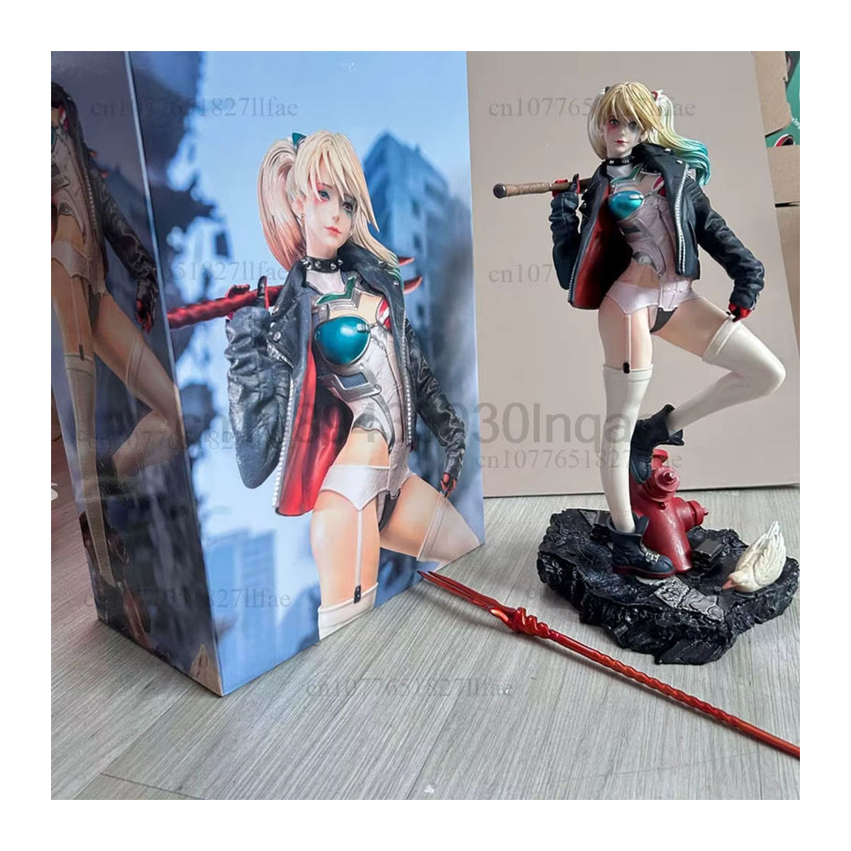 Bandai Asuka Langley Soryu Cos Harley Quinn Suicide Squad Actionfigur Mehrfarbig - Bild 3