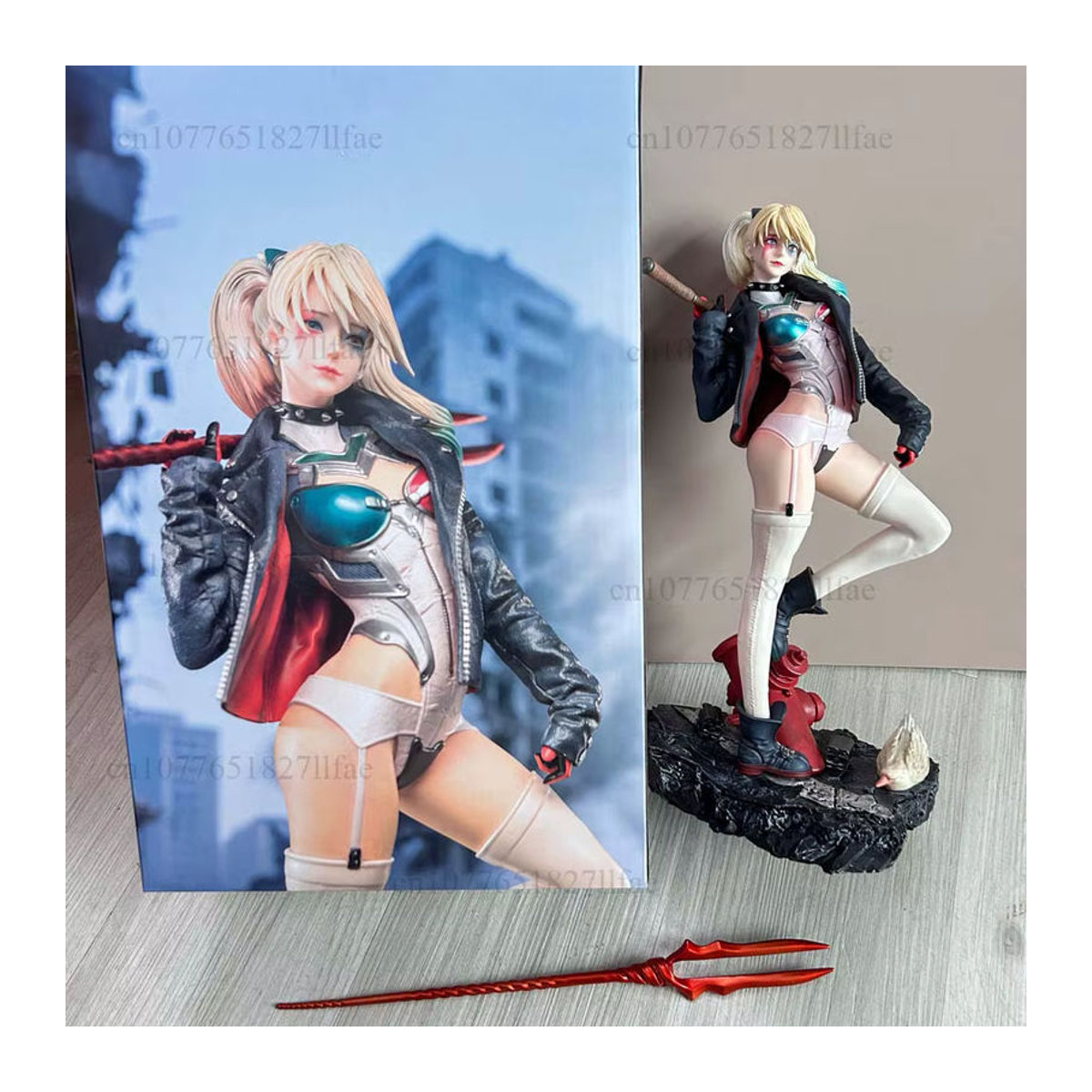 Bandai Asuka Langley Soryu Cos Harley Quinn Suicide Squad Actionfigur Mehrfarbig - Bild 4