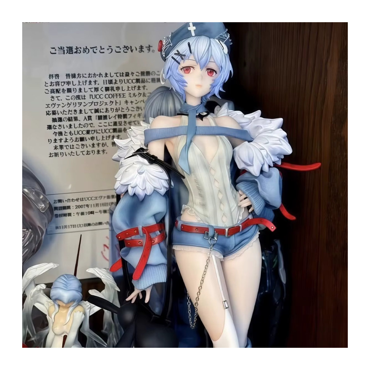 Bandai Asuka Langley Soryu und Ayanami Rei Actionfiguren aus PVC in Weiß - Bild 2