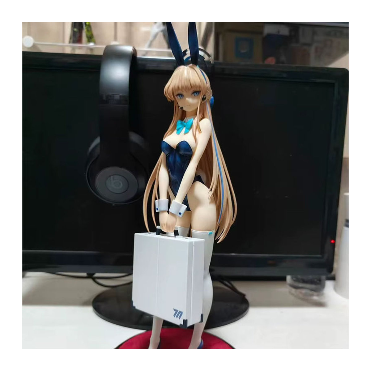 Bandai Asuma Toki Bunny Girl Anime-Figur in Blau und Mehrfarbig aus Kunststoff zur Dekoration - Bild 5