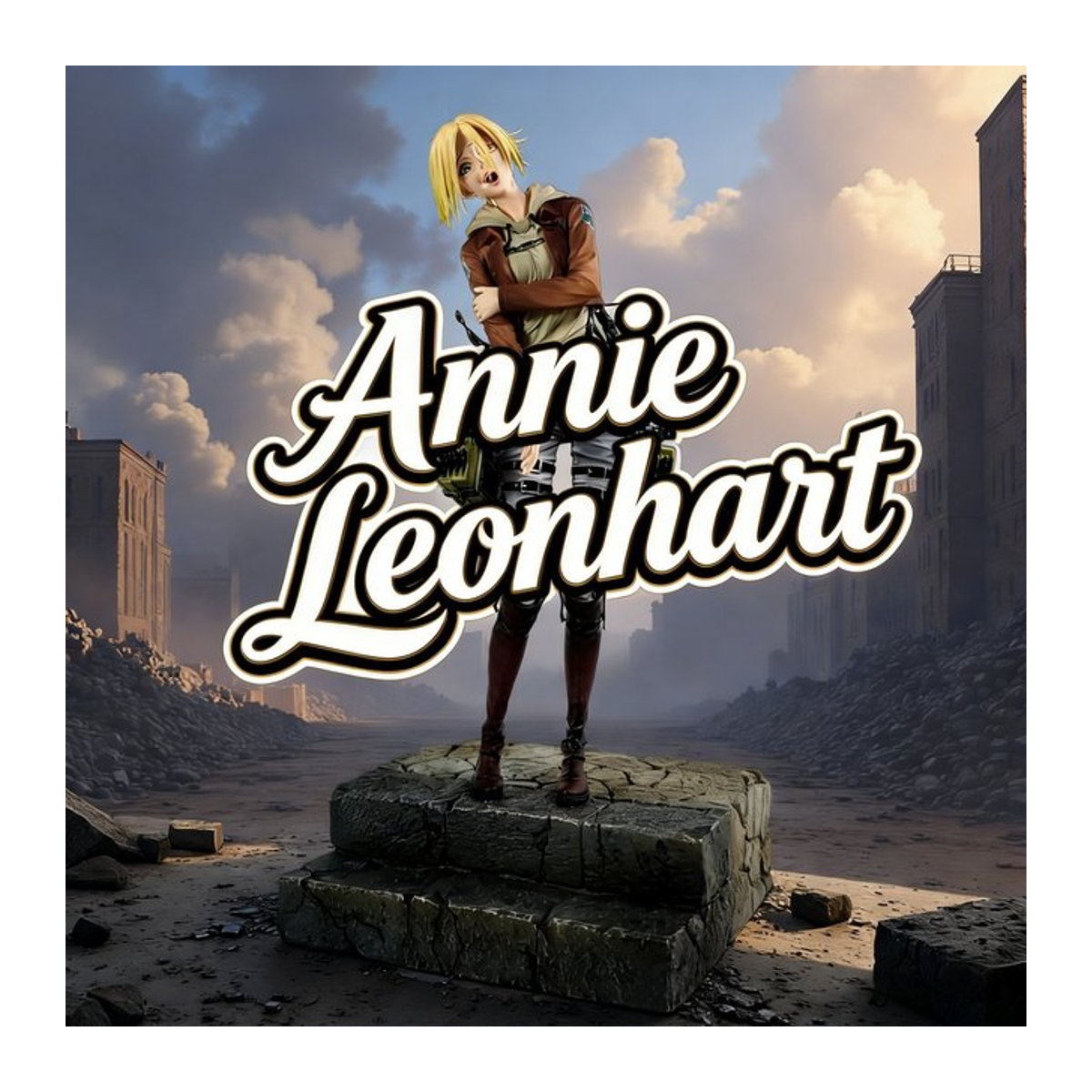 Bandai Attack On Titan Anime Figur Annie Leonhart Actionfigur Sammlermodell in Mehrfarbig - Bild 1