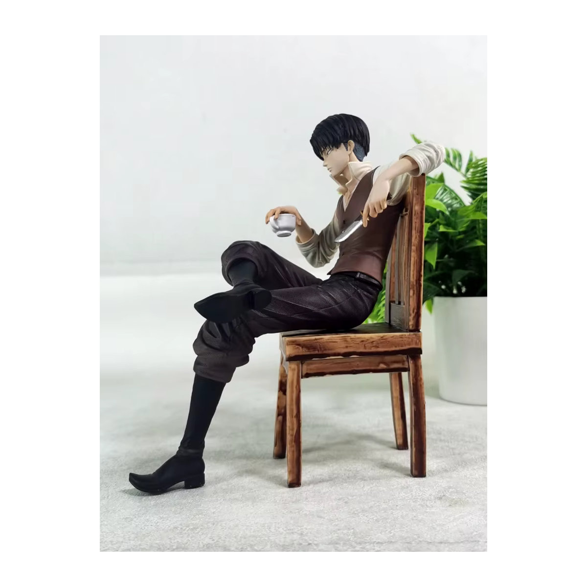 Bandai Attack On Titan Anime Figur Captain Levi Ackerman mehrfarbig Höhe: 18 cm - Bild 7