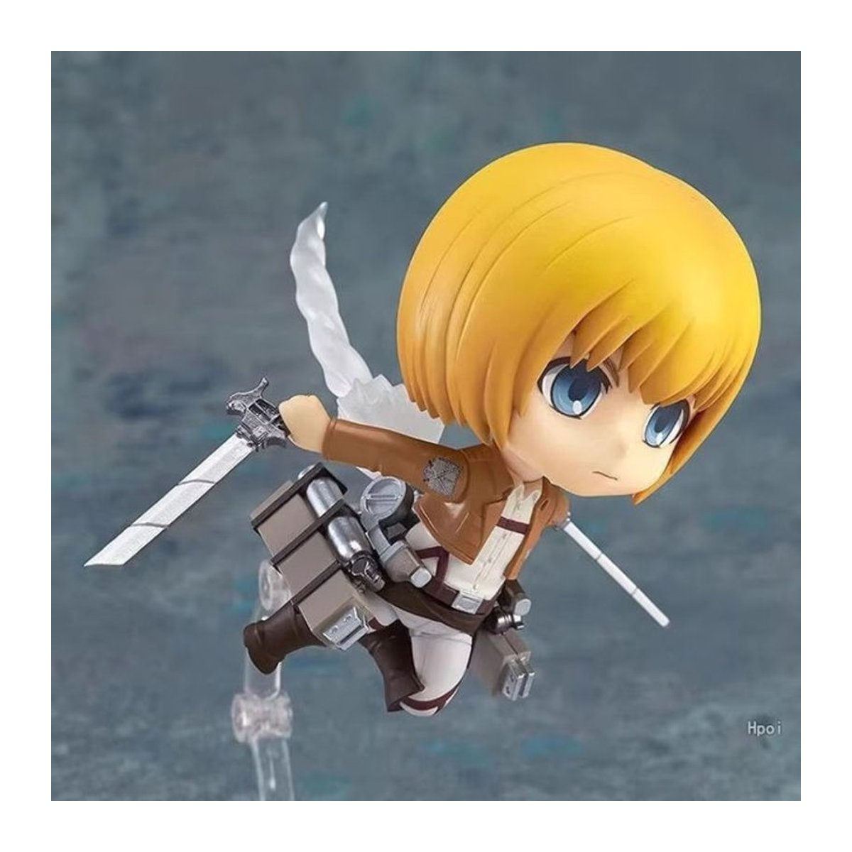 Bandai Attack on Titan Armin Q Clay Actionfigur mit wechselbarem Gesicht, mehrfarbig - Bild 1