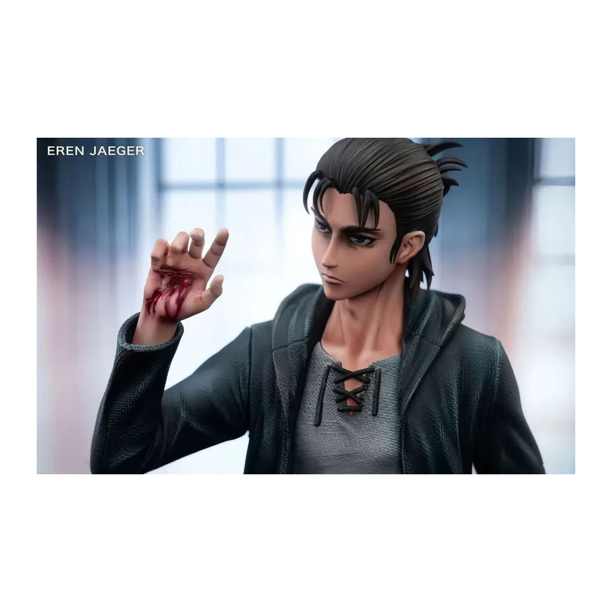Bandai Attack On Titan Eren Jaeger Anime-Figur aus Kunststoff, mehrfarbig, Höhe: 31 cm - Bild 3