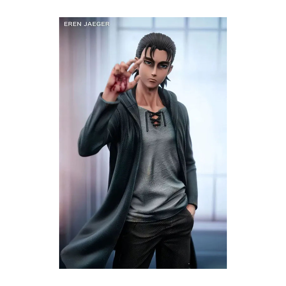 Bandai Attack On Titan Eren Jaeger Anime-Figur aus Kunststoff, mehrfarbig, Höhe: 31 cm - Bild 4