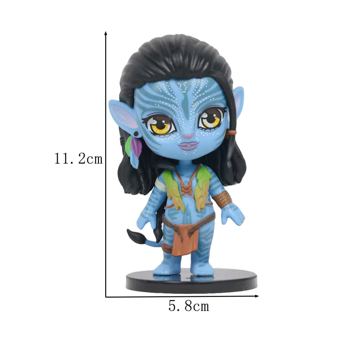 Bandai Avatar 2 Sammlerfiguren Neytiri und Jake Sully aus Kunststoff in Blau - Bild 2