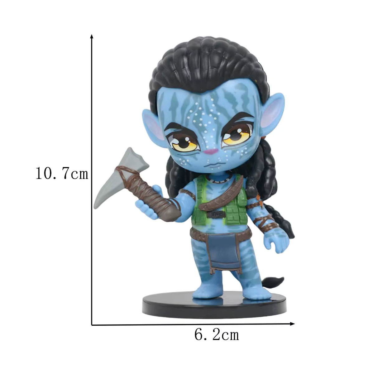 Bandai Avatar 2 Sammlerfiguren Neytiri und Jake Sully aus Kunststoff in Blau - Bild 3