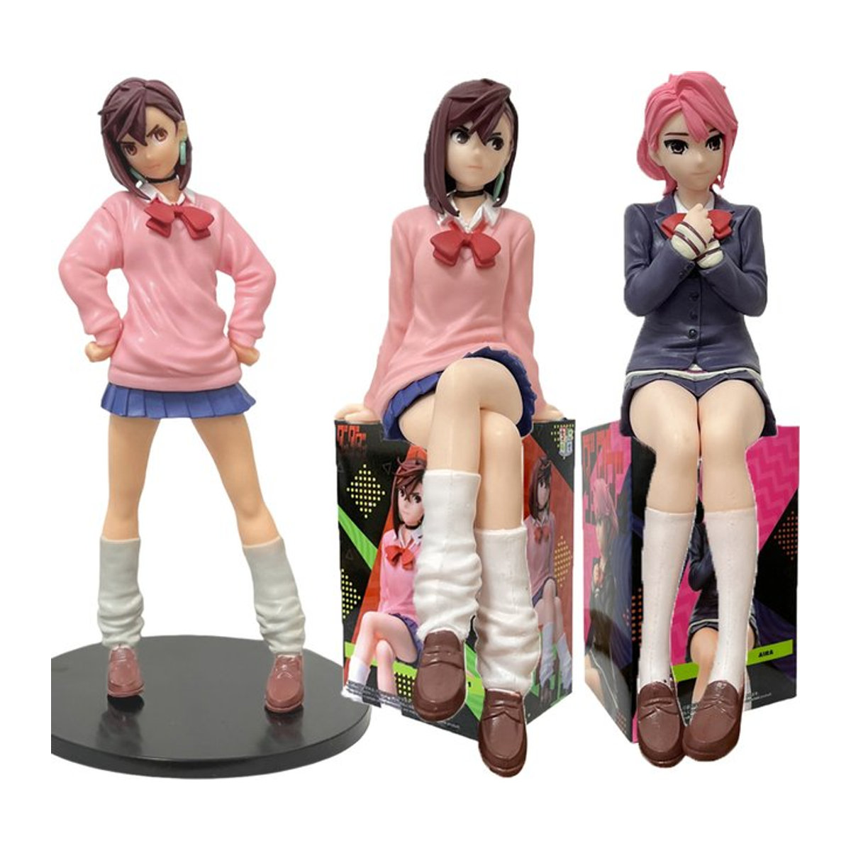 Bandai Ayase Momo Ai Luo Anime Charakter-Figur aus Kunststoff, mehrfarbiges Desktop-Ornament - Bild 1