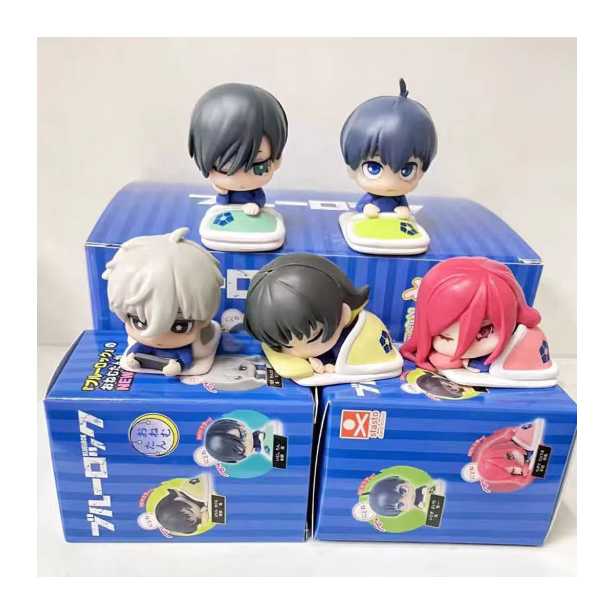Bandai B-E-CK-Humor Biene Chikiri Hyoma Itoshi Rin Jiseki Ichika Figur Blind Box aus Kunststoff in Mehrfarbig als Desktop-Ornament - Bild 2