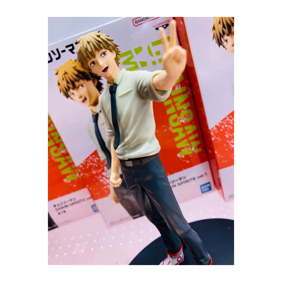 Bandai Banpresto Anime Chainsaw Man Chain Spirits Vol.1 Denji Sammlerfigur, mehrfarbig, Höhe: 16 cm - Bild 6