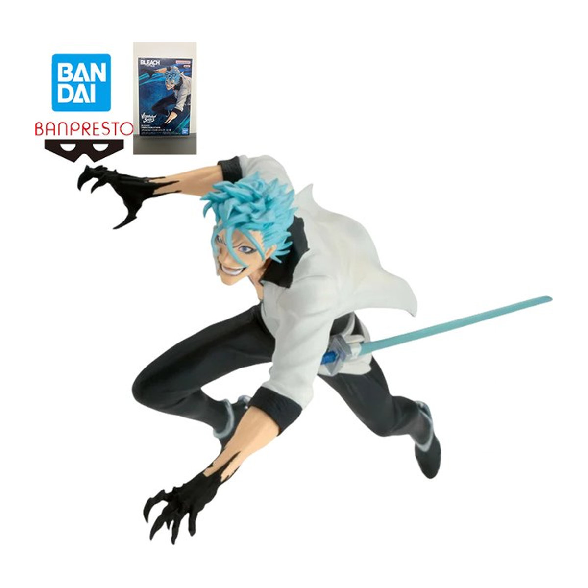 Bandai Banpresto Bleach Vibration Stars Grimmjow Jeagerjaques Anime Figur, mehrfarbig - Bild 1