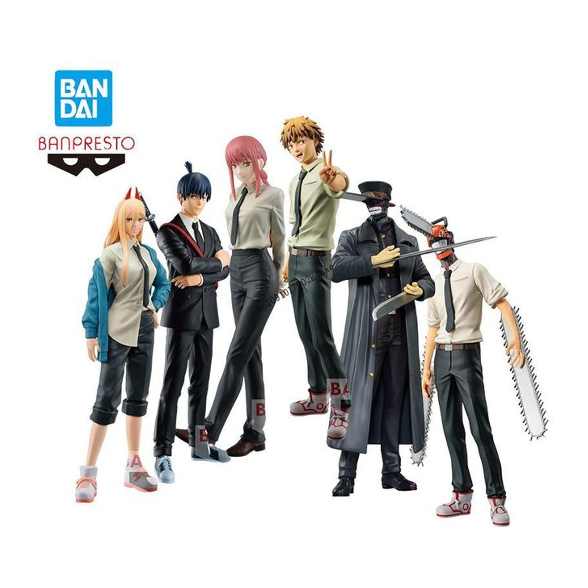 Bandai Banpresto Chainsaw Man Anime Figuren Denji Power Makima Sammelmodelle mehrfarbig - Bild 1